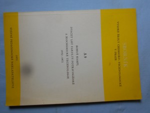 náhled knihy - Dvacet let fakulty potravinářské a biochemické technologie 1952 - 1972