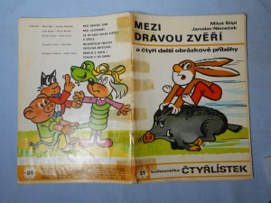 náhled knihy - Čtyřlístek : Mezi dravou zvěří č. 21.
