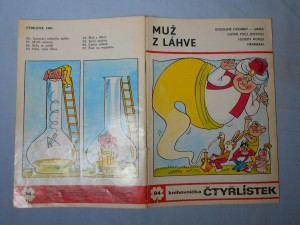náhled knihy - Čtyřlístek : Muž z láhve č. 94.