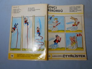 náhled knihy - Čtyřlístek : Lovci rekordů č. 78.
