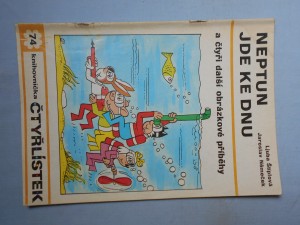 náhled knihy - Čtyřlístek : Neptun jde ke dnu č. 74.