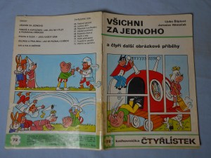 náhled knihy - Čtyřlístek : Všichni za jednoho č. 72.