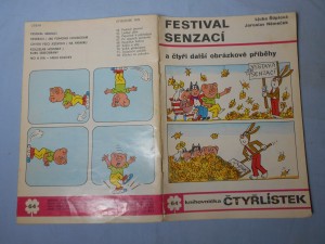 náhled knihy - Čtyřlístek : Festival senzací č. 64.