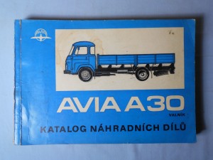 náhled knihy - Avia A-30 valník : Katalog náhradních dílů