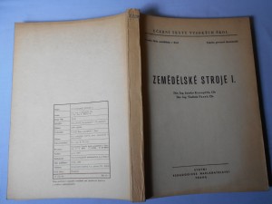 náhled knihy - Zemědělské stroje I.