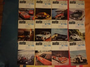náhled knihy - časopis Automobil, kompletní ročník 1975