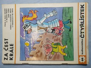 náhled knihy - Čtyřlístek: Za čest krále č. 88