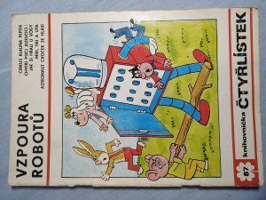 náhled knihy - Čtyřlístek: Vzpoura robotů č. 87