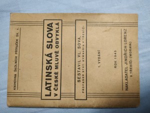 náhled knihy - Latinská slova v české mluvě obvyklá