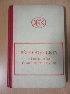 náhled knihy - Před sto lety : Výbor próz českého obrození