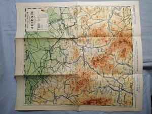 náhled knihy - Příruční mapka politického okresu Jeseník