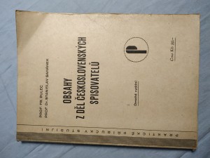 náhled knihy - Obsahy z děl československých spisovatelů