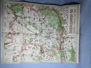 náhled knihy - Mapa Politického okresu Uh. Hradištského