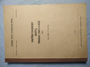 náhled knihy - Vnitřní choroby skotu, prasat, ovcí a koz: Určeno pro posl. veter. fak. Část 1