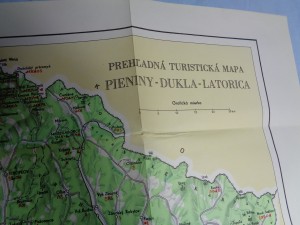 náhled knihy - Prehľadná turistická mapa - Pieniny-Dukla-Latorica