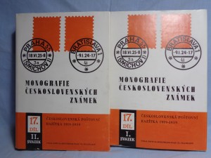 náhled knihy - Monografie československých známek. díl XVII. svazek I.-II. (2sv.)