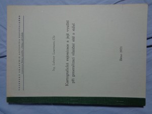 náhled knihy - Kartografická rajonizace a její využití při generalizaci silniční sítě a sídel