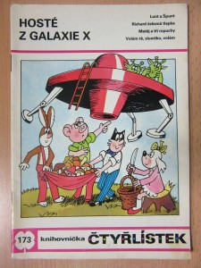náhled knihy - Hosté z galaxie x : knihovnička čtyřlístek č. 173