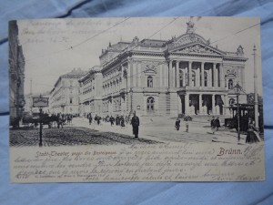náhled knihy - Brünn: Stadt-Theater gegen die Basteigass.