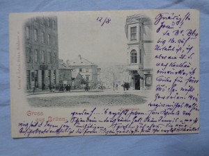 náhled knihy - Gruss aus Brünn. Bäckergasse. Pekařská ulice