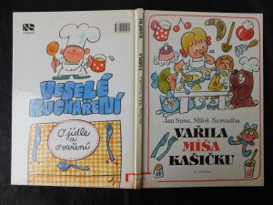 náhled knihy - Vařila Míša kašičku : knížka o jídle, vaření a stolování pro děti