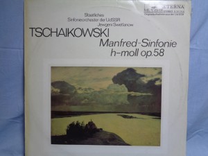 náhled knihy - Tschaikowski*, Staatliches Sinfonieorchester Der UdSSR*, Jewgeni Swetlanow* – Manfred-Sinfonie H-Moll Op. 58