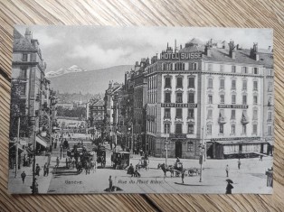 náhled knihy - Genève. Rue du Mont Blanc.