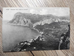 náhled knihy - CAPRI - Panorama dalla strada di Anacapri