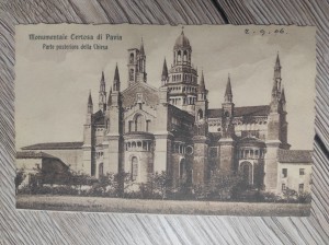 náhled knihy - Monumentale Certosa di Pavia Chiostro grande - Parte posteriore della Chiesa