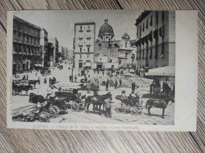 náhled knihy - NAPOLI - Chiesa di S. Anna e vecchio Corso Garibaldi. N. 377