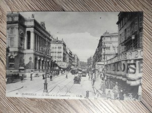 náhled knihy - 46 Marseille - La Bourse et la Cannebiére. - LL.