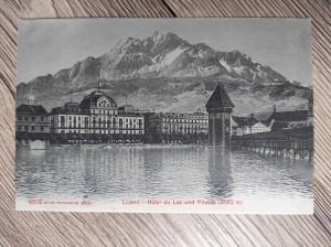 náhled knihy - 4885 Luzern - Hotel du Lac und Pilatus (2132 m)