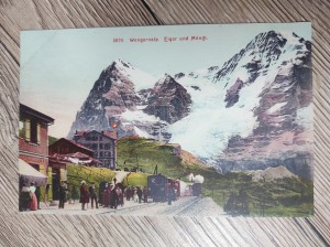 náhled knihy - 3870. Wengernalp. Eiger uns Mönch.