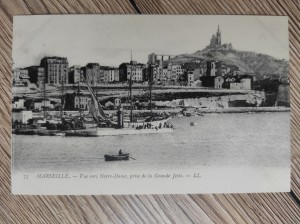 náhled knihy - 73 Marseille. - Vue Vers Notre-Dame, prise de la Grande Jetée. - LL.