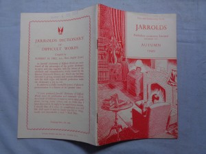 náhled knihy - Jarrolds publishers AUTUMN 1949 (katalog knih)