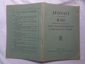 náhled knihy - Jednací a obchodní řád (obchodní zvyklosti) Svazu českých knihkupců a nakladatelů v Praze