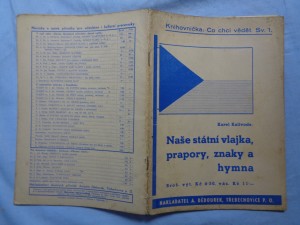 náhled knihy - Naše státní vlajka, prapory, znaky a hymna