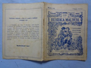 náhled knihy - Besídka malých 1896 XVII. sešit 14.