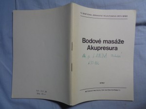 náhled knihy - Bodové masáže - akupresura: met. materiál