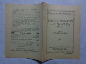 náhled knihy - Rozbor sonatin Vítězsl. Nováka: op. 45