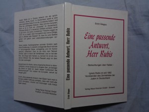 náhled knihy - Eine passende Antwort, Herr Bubis