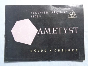 náhled knihy - Televisní přijimač 4106U Ametyst návod k obsluze