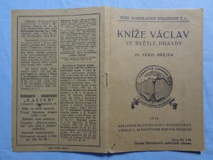 náhled knihy - Kníže Václav ve světle pravdy