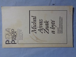 náhled knihy - Znak a bytí : úvahy nad Derridovou grammatologií