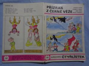náhled knihy - Čtyřlístek: Přízrak z černé věže č. 102