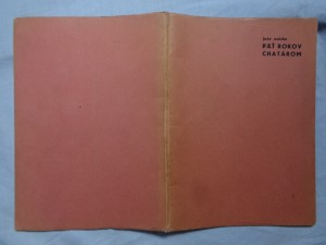 náhled knihy - Päť rokov chatárom (podpis autora 1938)