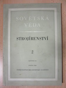 náhled knihy - Sovětská věda - strojírenství 2., ročník III.