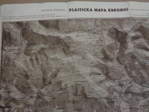 náhled knihy - Gustava Steinera: Plastická mapa Krkonoš