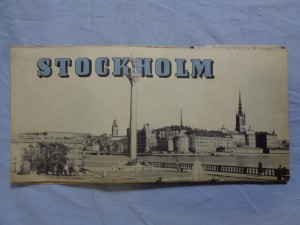 náhled knihy - Stockholm - plán a popis města (anglicky)