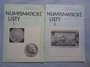 náhled knihy - Numismatické listy ročník 1992 čísla 1 a 3